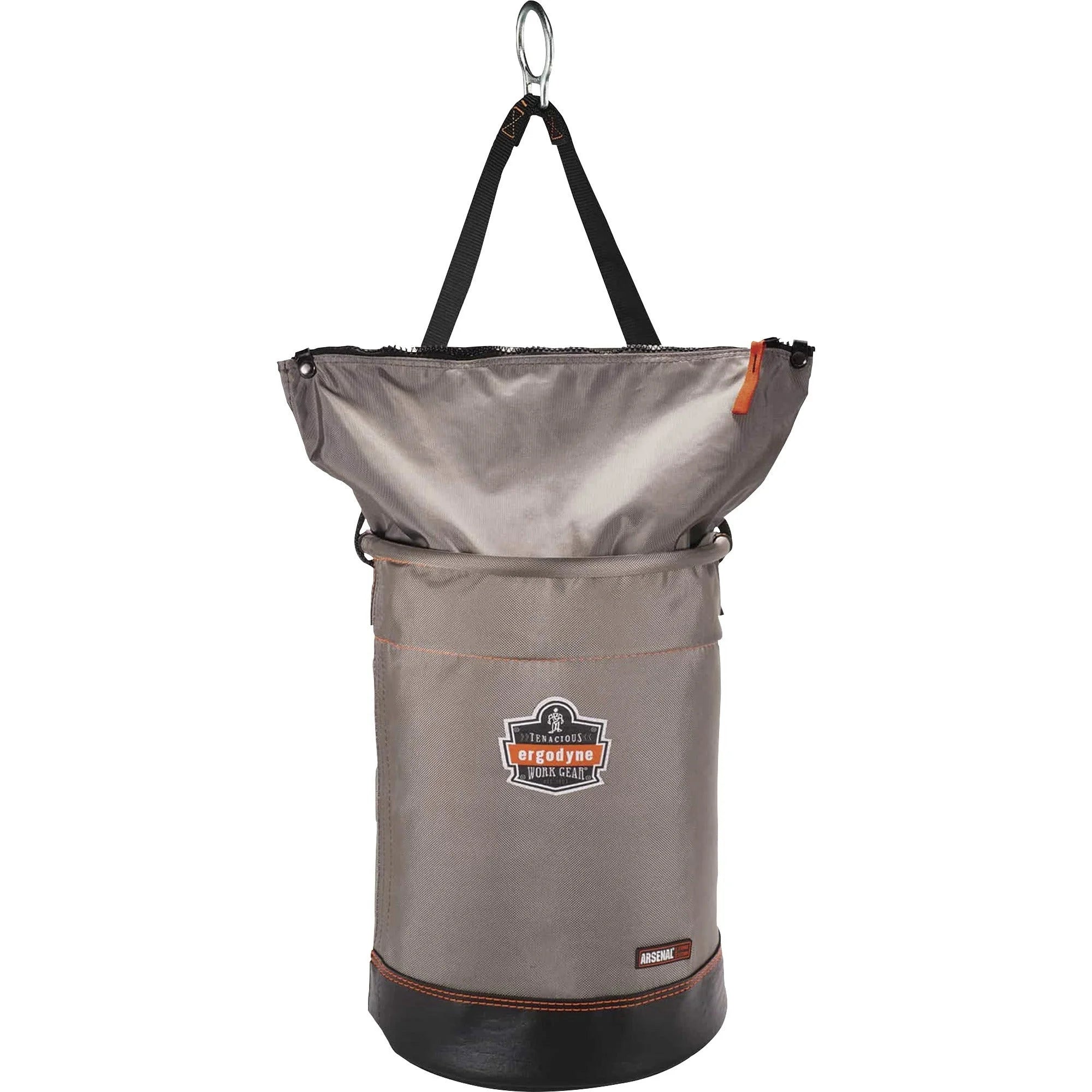 Ergodyne 5973 Hoist Bucket: Large Size 99.21 lb Capacity Zipper Closure - Buckets & Wringers