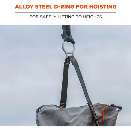 Ergodyne 5973 Hoist Bucket: Large Size 99.21 lb Capacity Zipper Closure - Buckets & Wringers