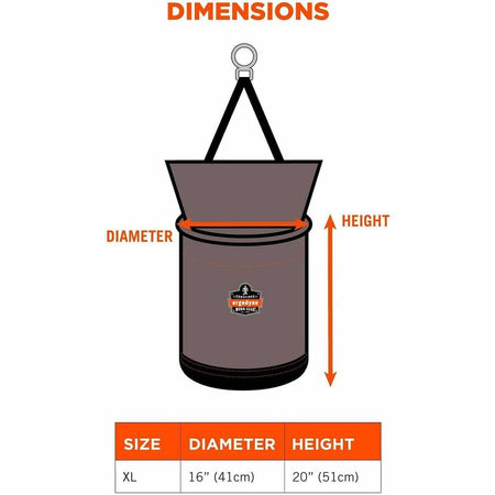 Ergodyne 5976 Hoist Bucket with Swiveling Carabiner - Alternate-Image5