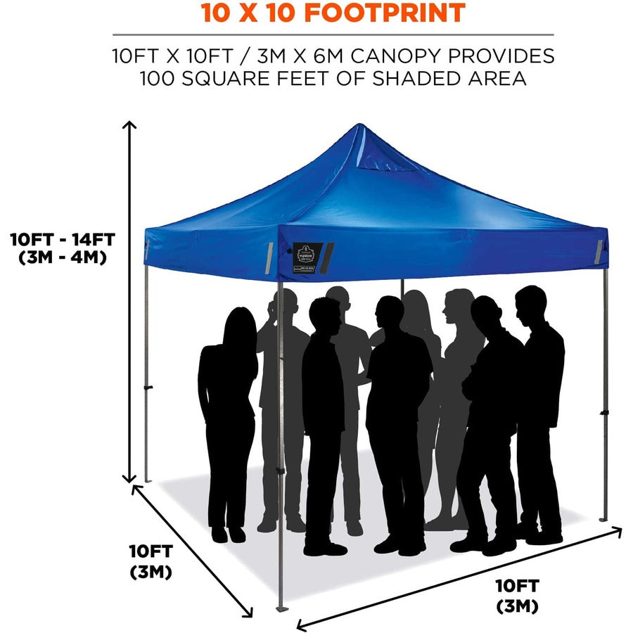 Ergodyne 6000 Heavy-Duty Pop-Up Tent - 10ft x 10ft / 3m x 3m - Alternate-Image2