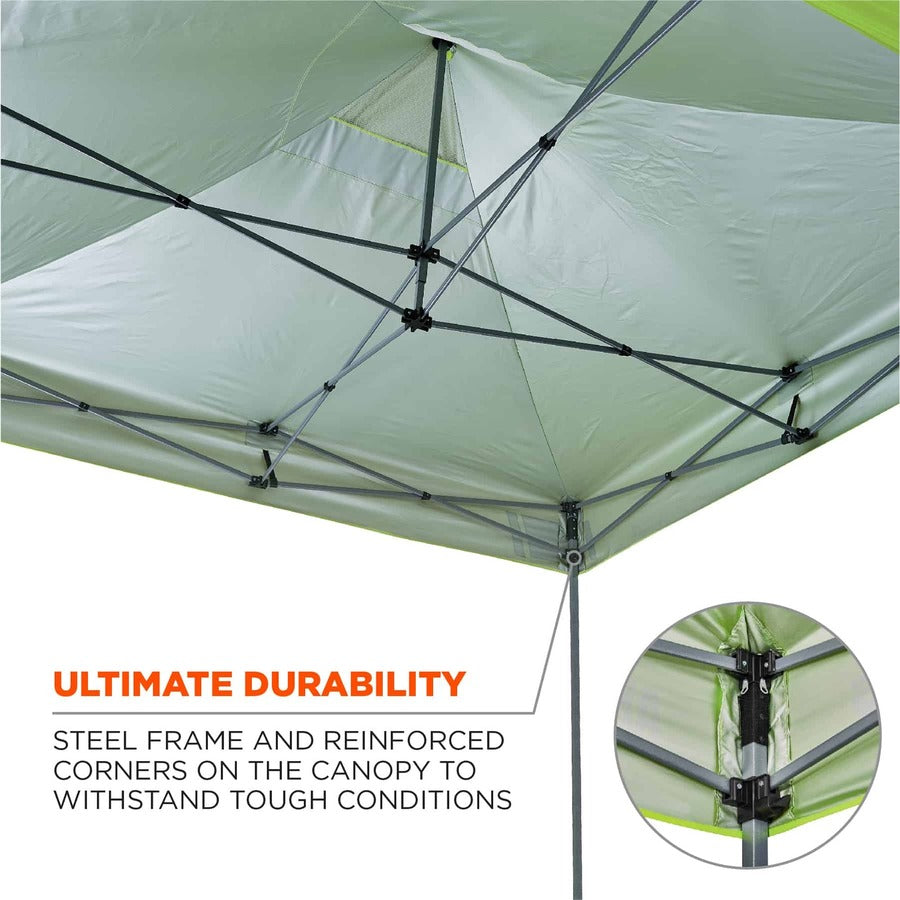 Ergodyne 6000 Heavy-Duty Pop-Up Tent - 10ft x 10ft / 3m x 3m - Alternate-Image1