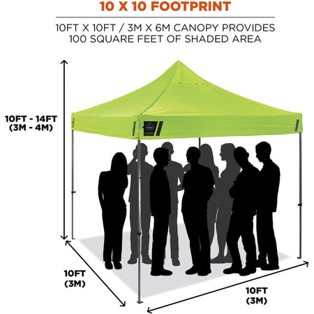 Ergodyne 6000 Heavy-Duty Pop-Up Tent - 10ft x 10ft / 3m x 3m - Alternate-Image5