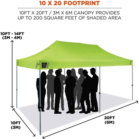 Ergodyne 6015 Heavy-Duty Pop-Up Tent - 10ft x 20ft / 3m x 6m - Alternate-Image5