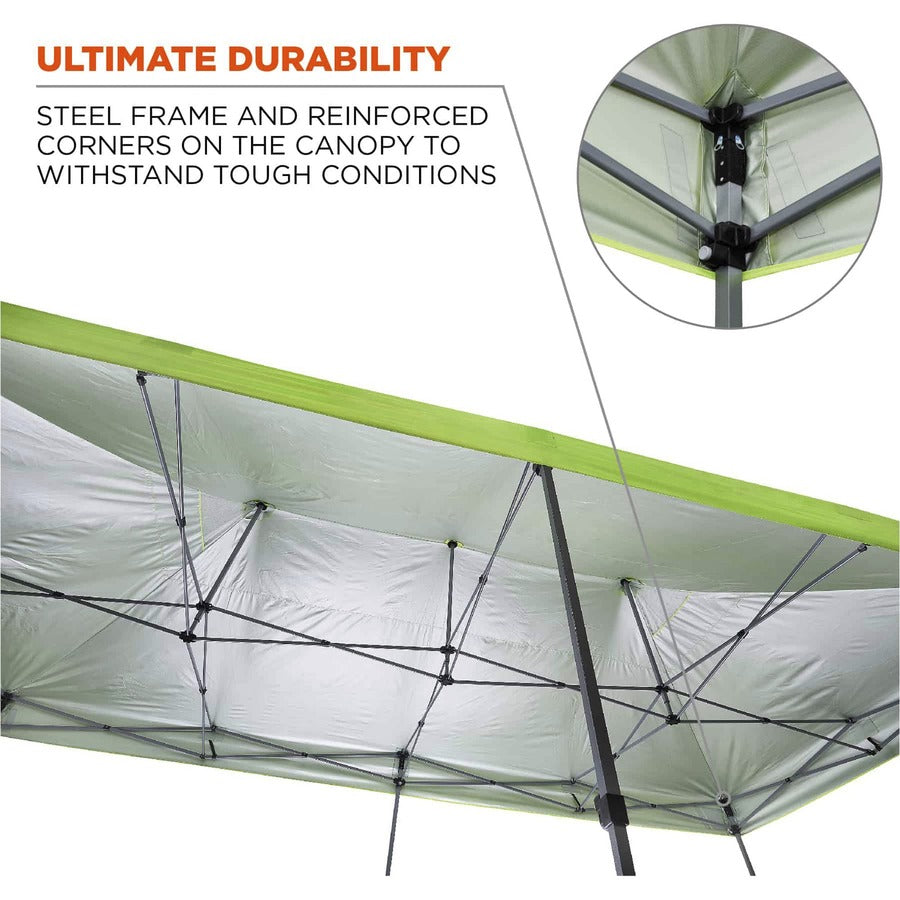 Ergodyne 6015 Heavy-Duty Pop-Up Tent - 10ft x 20ft / 3m x 6m - Alternate-Image6