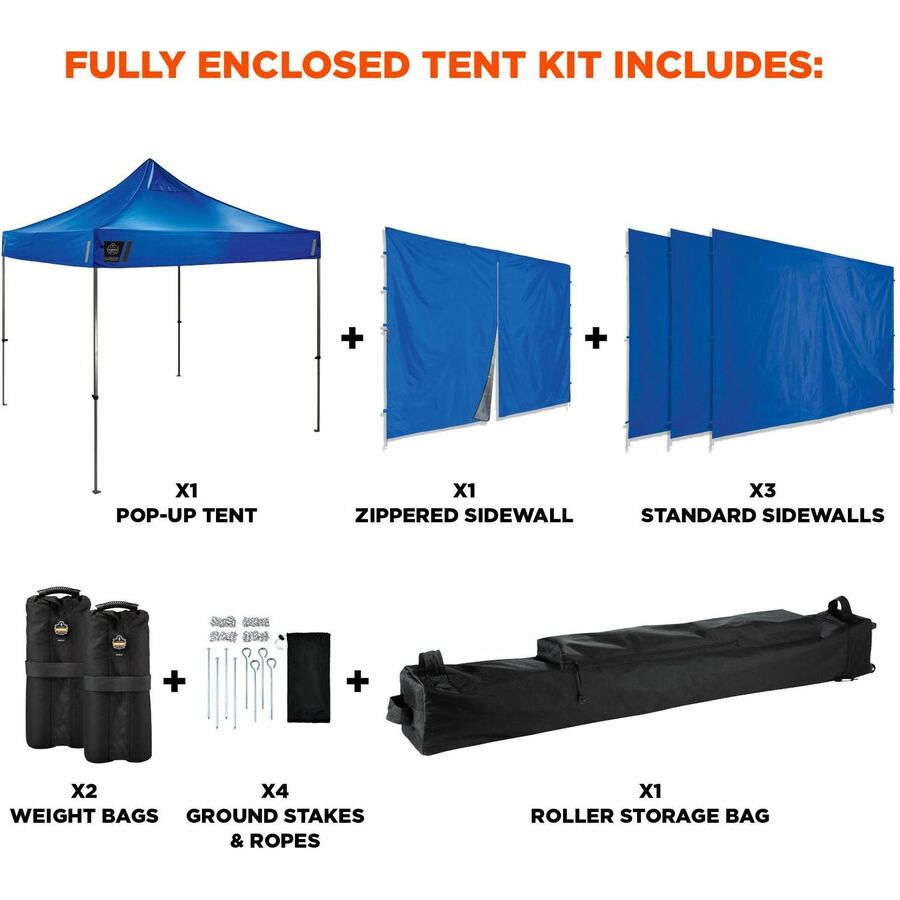 Ergodyne 6053 Heavy-Duty Pop-Up Tent Kits - Alternate-Image1