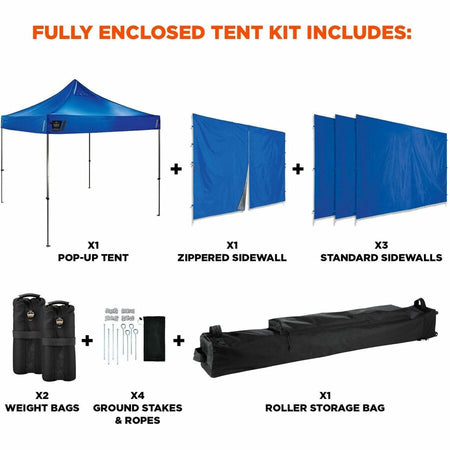 Ergodyne 6053 Heavy-Duty Pop-Up Tent Kits - Alternate-Image1