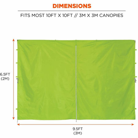 Ergodyne 6096 Pop-Up Tent Sidewalls - Alternate-Image3