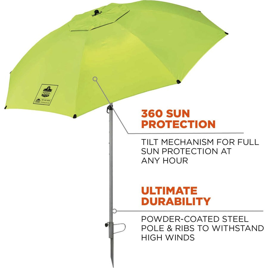 Ergodyne 6100 Lightweight Industrial Umbrella - Alternate-Image9