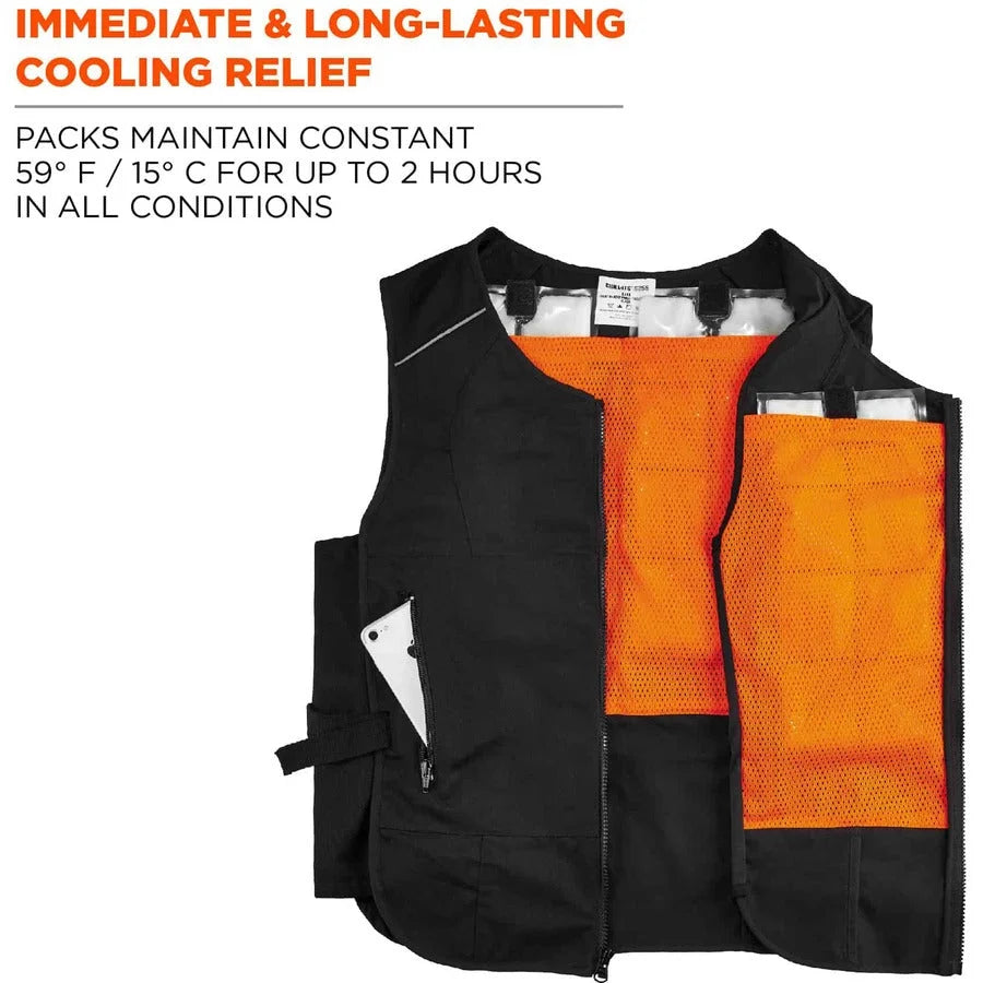 Ergodyne 6260 Safety Vest: Lightweight Adjustable Heavy Duty - Jackets / Vests