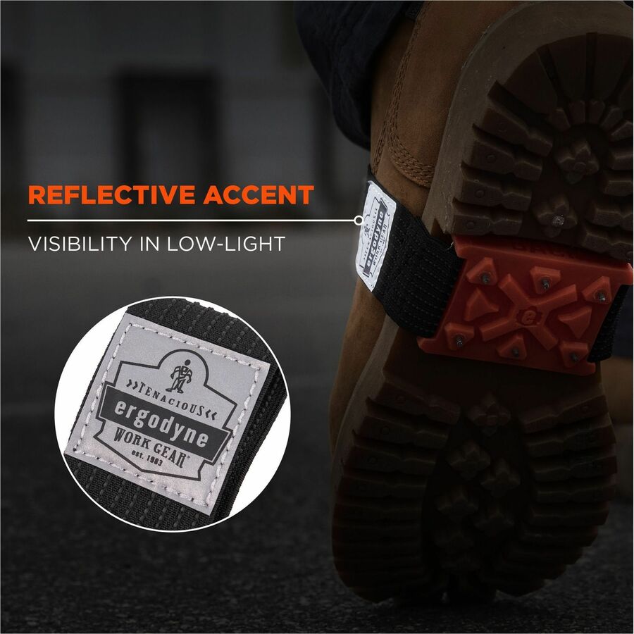 Ergodyne 6317 Mid-Sole Ice Cleats - Heeled Boot - Alternate-Image5