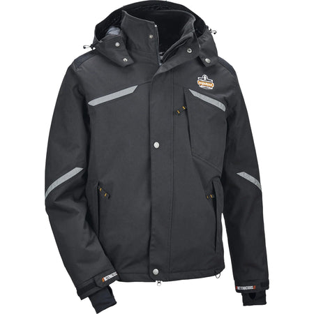 Ergodyne 6466 Thermal Jacket - Medium Size Nylon Black - Safety Jackets / Vests