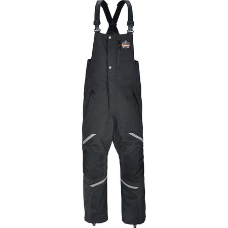 Ergodyne 6471 Thermal Bibs: Medium Black Bib Overall - Bibs & Aprons