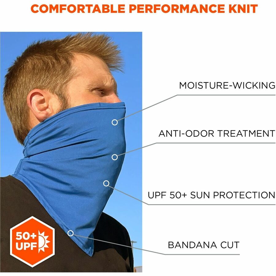 Ergodyne 6483 Cooling Neck Gaiter Bandana with Pocket - Alternate-Image1
