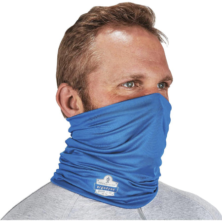 Ergodyne 6487 Blue Cooling Multi-Band - Stay Cool in Style - Multipurpose Masks