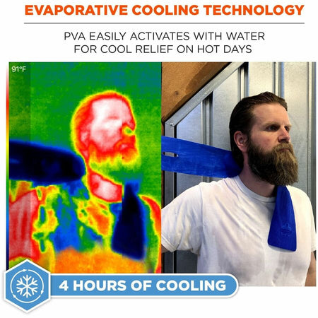 Ergodyne 6603 Evaporative Cooling Band Towel - PVA - Alternate-Image1