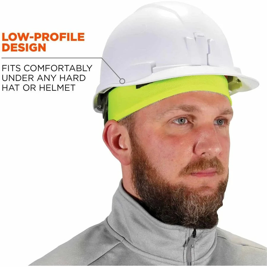 Ergodyne 6630 High-Performance Skull Cap - Lime Fabric Warmth - Protective Gear