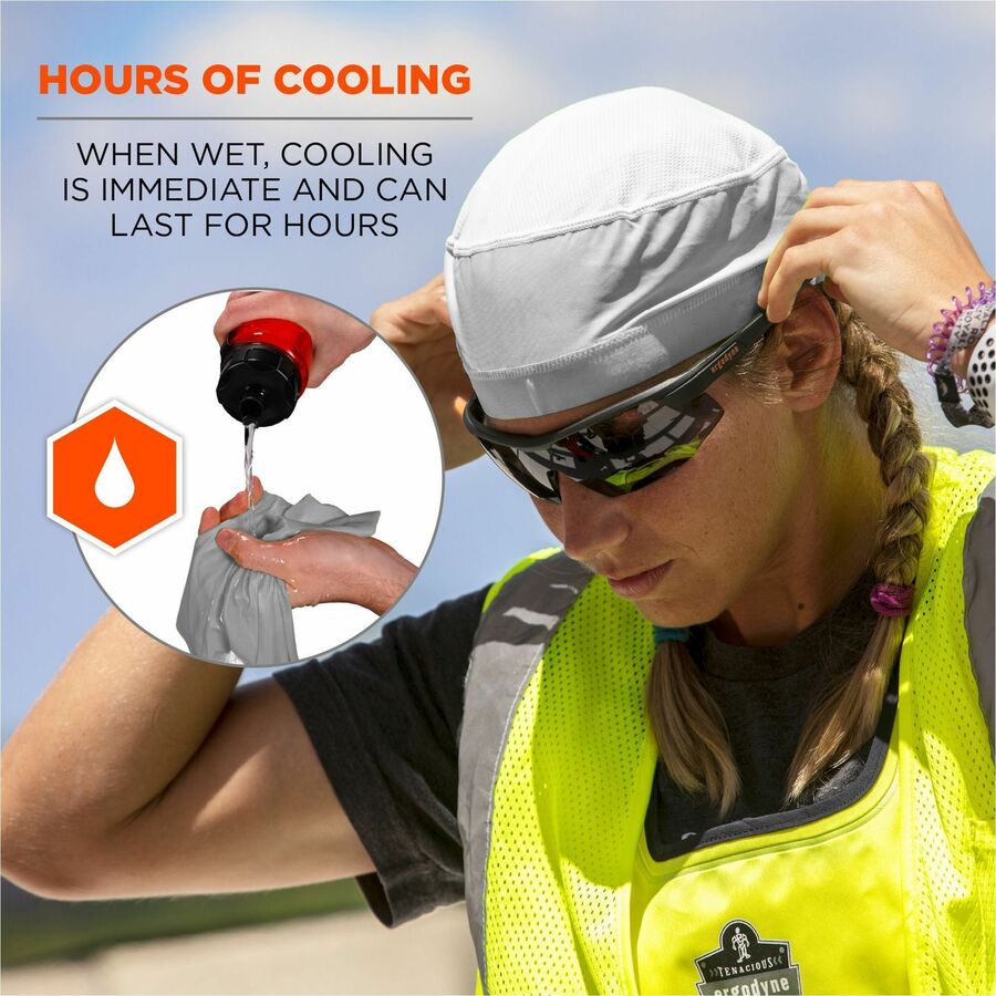 Ergodyne 6632 Cooling Skull Cap - Alternate-Image2
