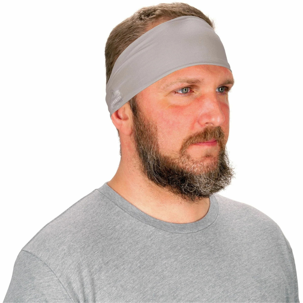 Ergodyne 6634 Cooling Headbands - Gray Knit Fabric - Protective Gear