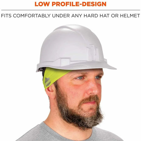 Ergodyne 6634 Cooling Headbands - Lime Knit Fabric - Protective Gear