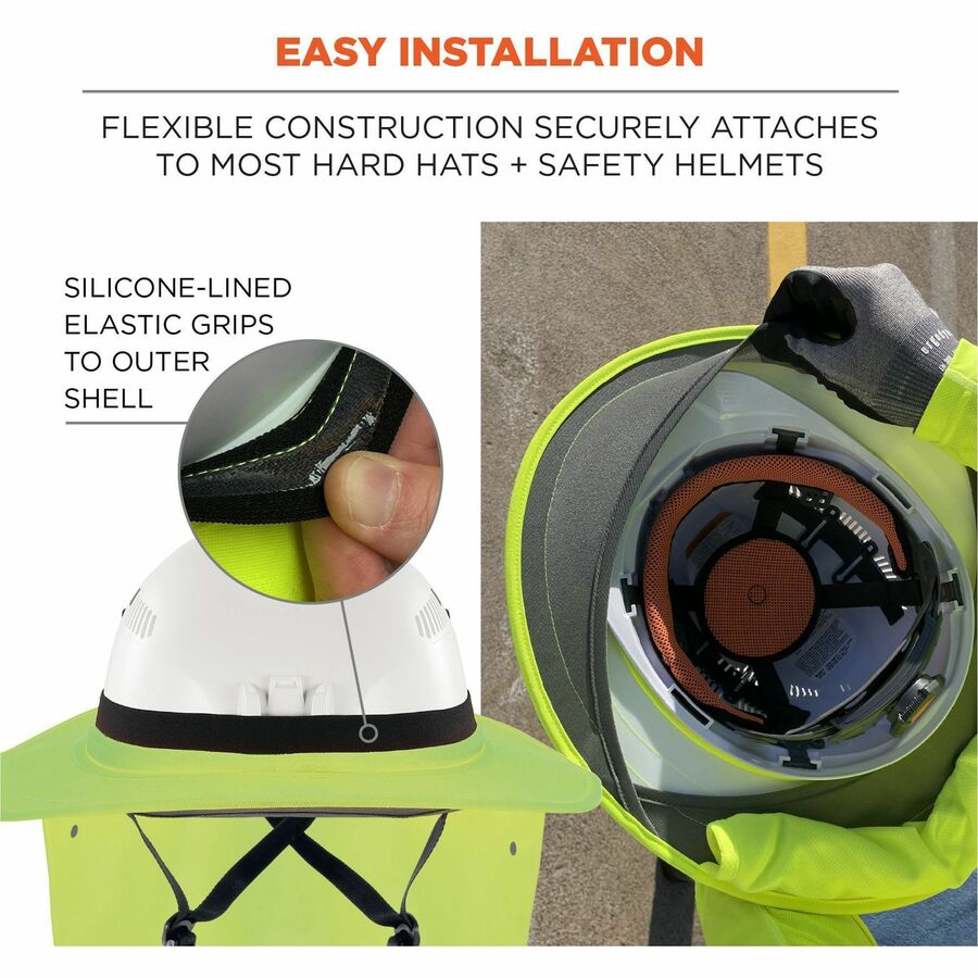 Ergodyne 6661 Universal Hard Hat Brims - Alternate-Image3