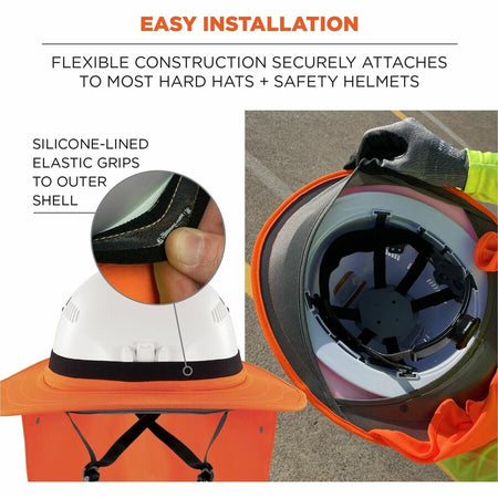 Ergodyne 6661 Universal Hard Hat Brims - Alternate-Image3