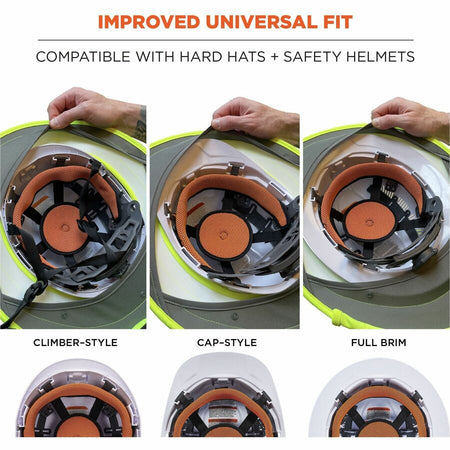 Ergodyne 6661 Universal Hard Hat Brims - Alternate-Image2