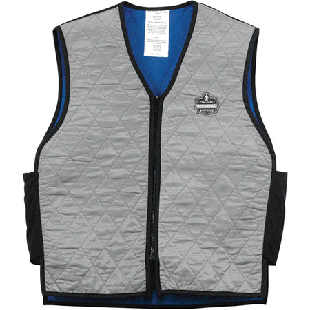 Ergodyne 6665 Evaporative Cooling Vest: Water-Repellent Comfort & Durability - Safety Jackets / Vests