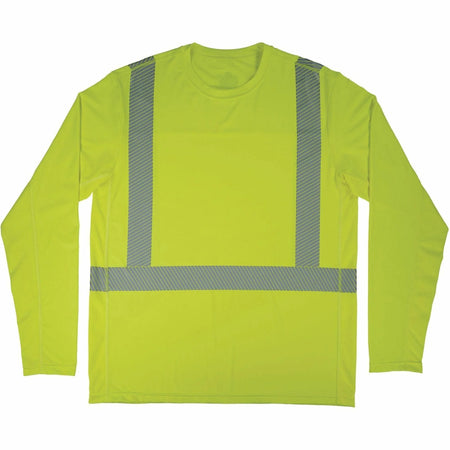 Ergodyne 6688 Cooling Hi-Vis Sun Shirt: Large Size MicroFiber Blend - Protective Gear