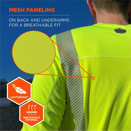 Ergodyne 6688 Cooling Hi-Vis Sun Shirts - Alternate-Image5