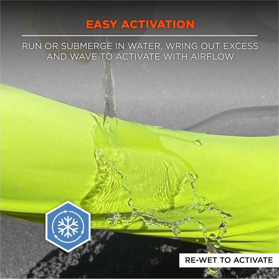 Ergodyne 6688 Cooling Hi-Vis Sun Shirts - Alternate-Image2
