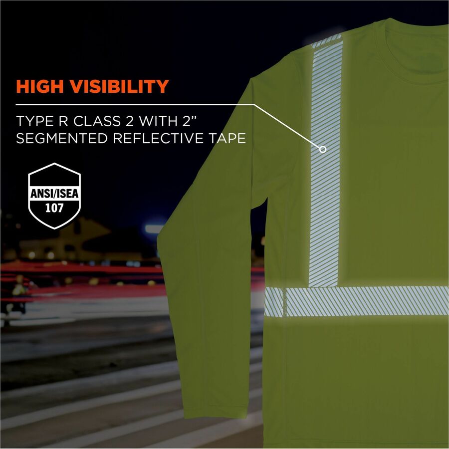 Ergodyne 6688 Cooling Hi-Vis Sun Shirts - Alternate-Image3