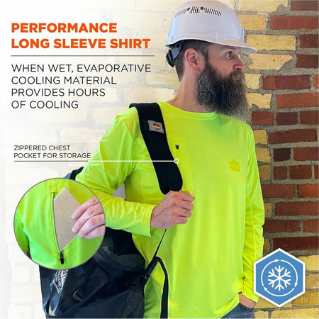 Ergodyne 6689 Cooling Long-Sleeve Shirts - Alternate-Image1
