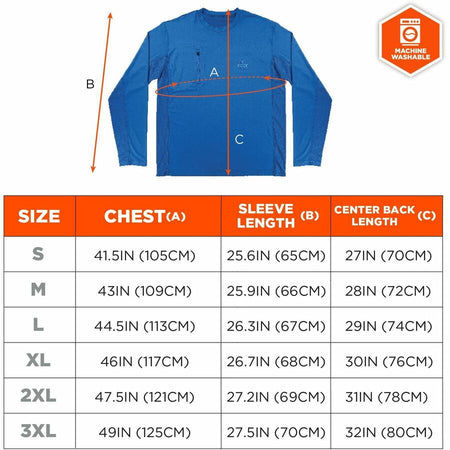 Ergodyne 6689 Cooling Long-Sleeve Shirts - Alternate-Image5