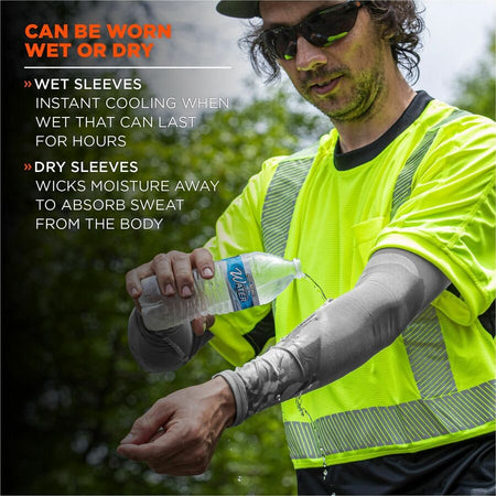 Ergodyne 6690 Cooling Arm Sleeves - Alternate-Image2