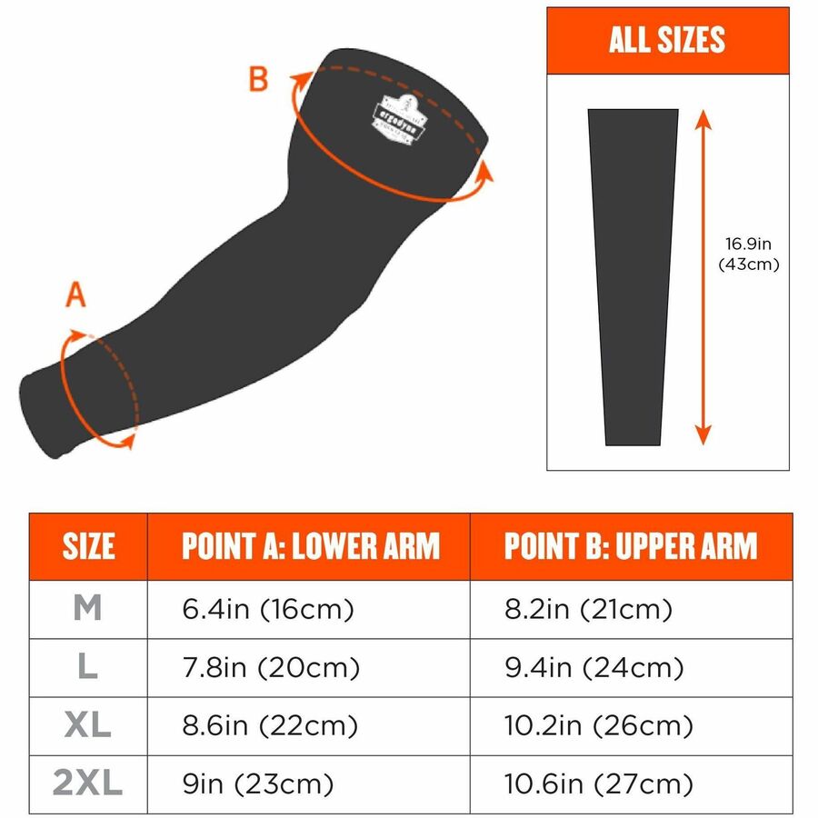 Ergodyne 6690 Cooling Arm Sleeves - Alternate-Image5