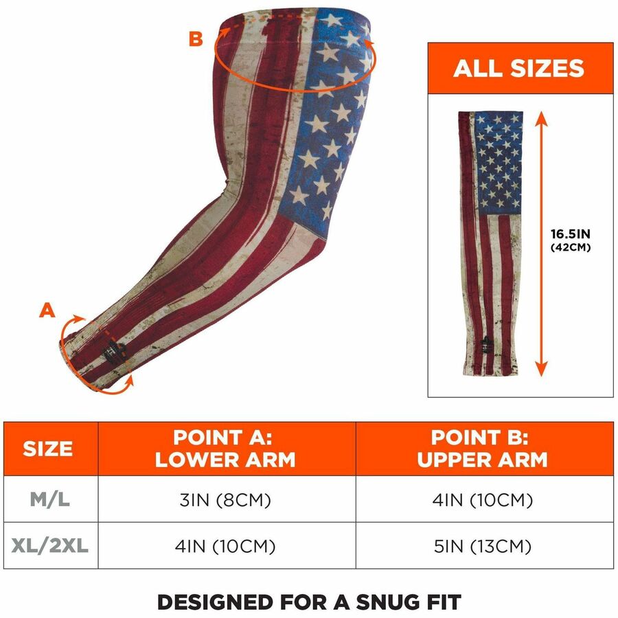 Ergodyne 6695 Sun Protection Arm Sleeves - Alternate-Image6