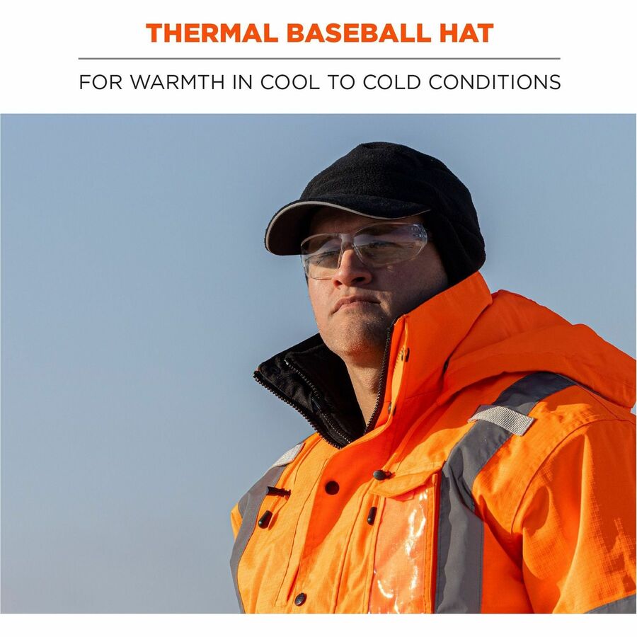 Ergodyne 6807 Winter Baseball Cap with Ear Flaps - Alternate-Image1