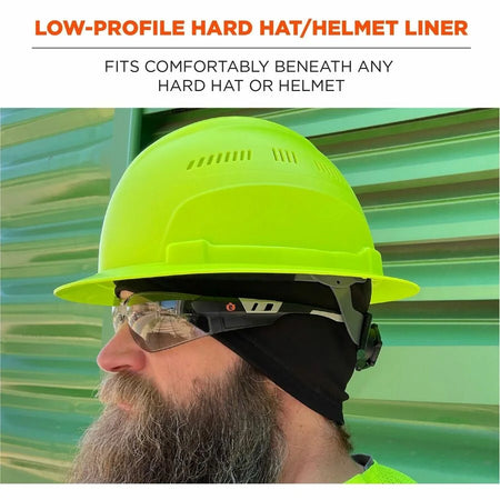 Ergodyne 6813 Skull Cap Helmet Liner - Black Polyester/Spandex - Protective Gear