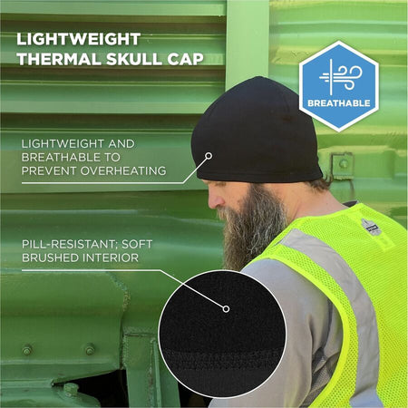 Ergodyne 6813 Skull Cap Helmet Liner - Alternate-Image1