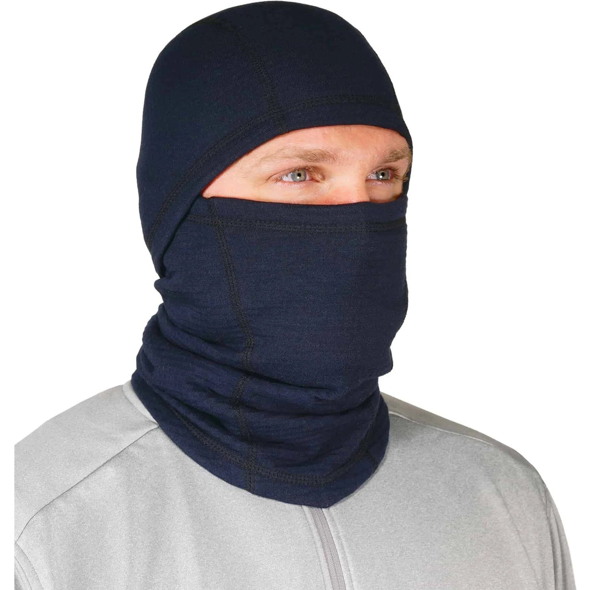 Ergodyne 6847 Flame-Resistant Balaclava: NFPA 70E/2112 Navy Mask - Multipurpose Masks