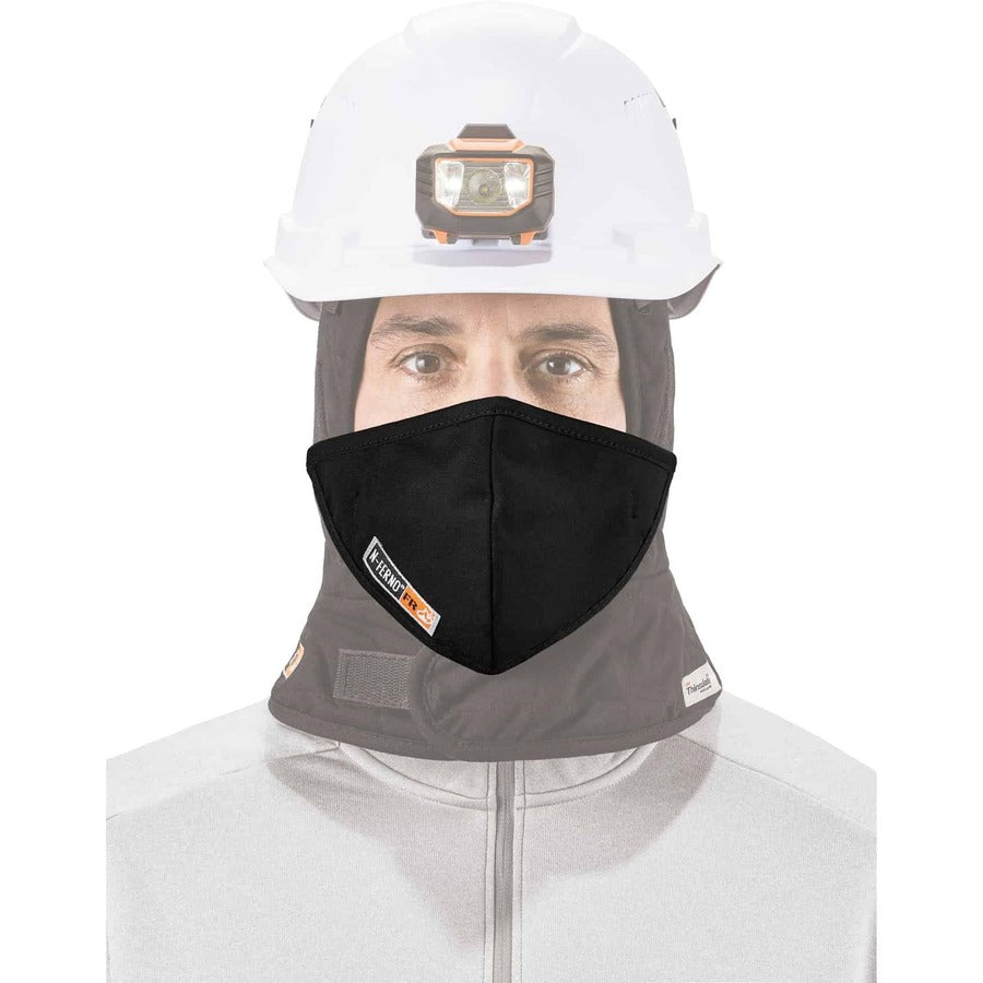 Ergodyne 6872 Thermal FR Mouthpiece - 2-layer, Modacrylic/Cotton Shell - Alternate-Image2