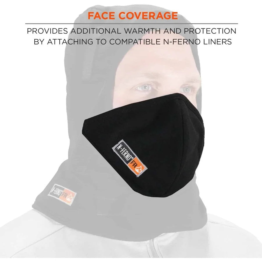 Ergodyne 6872 Thermal FR Mouthpiece - Dual-layer Modacrylic/Cotton Shell - Multipurpose Masks