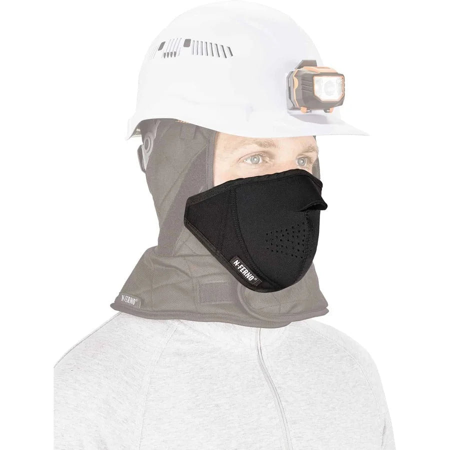 Ergodyne 6874 Thermal Mouthpiece: 2-Layer Fleece-Lined Neoprene Shell - Multipurpose Masks