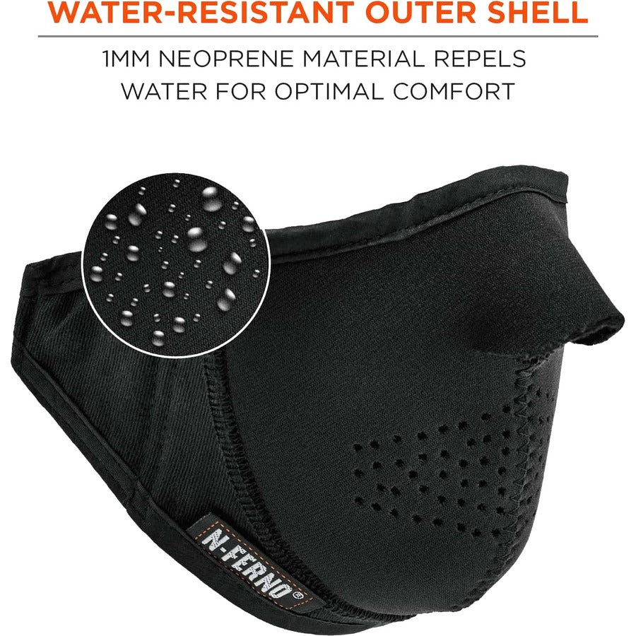 Ergodyne 6874 Thermal Mouthpiece - 2-Layer, Fleece-Lined, Neoprene Shell - Alternate-Image1