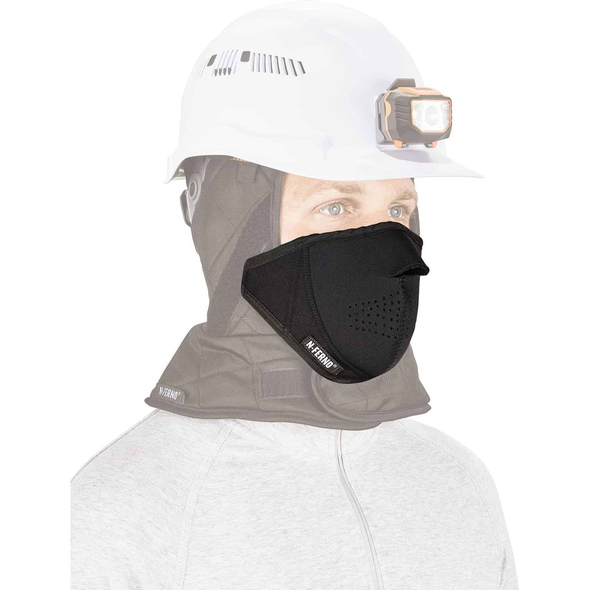 Ergodyne 6874 Thermal Mouthpiece - 2-Layer, Fleece-Lined, Neoprene Shell - 2000