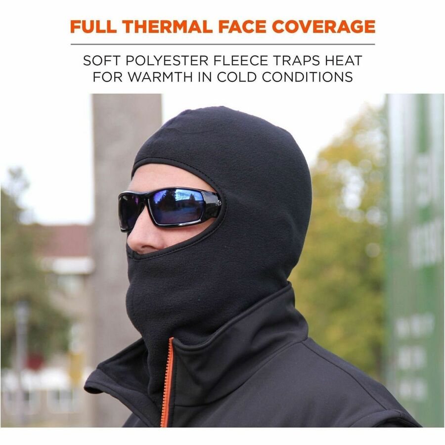 Ergodyne 6893Z Balaclava with Zipper for Bump Cap Insert - Alternate-Image7