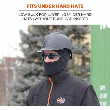 Ergodyne 6893Z Balaclava with Zipper for Bump Cap Insert - Alternate-Image5