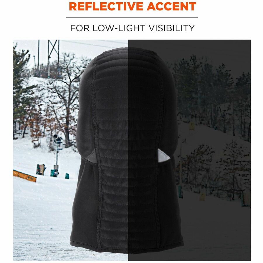 Ergodyne 6955 Insulated Balaclava Face Mask - 3-Layer, Spandex, Polartec Power Grid - Alternate-Image5