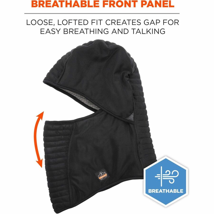 Ergodyne 6955 Insulated Balaclava Face Mask - 3-Layer, Spandex, Polartec Power Grid - Alternate-Image1