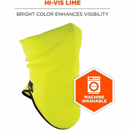 Ergodyne 6960 Fleece Neck Gaiter: Lime Warmth - Protective Gear